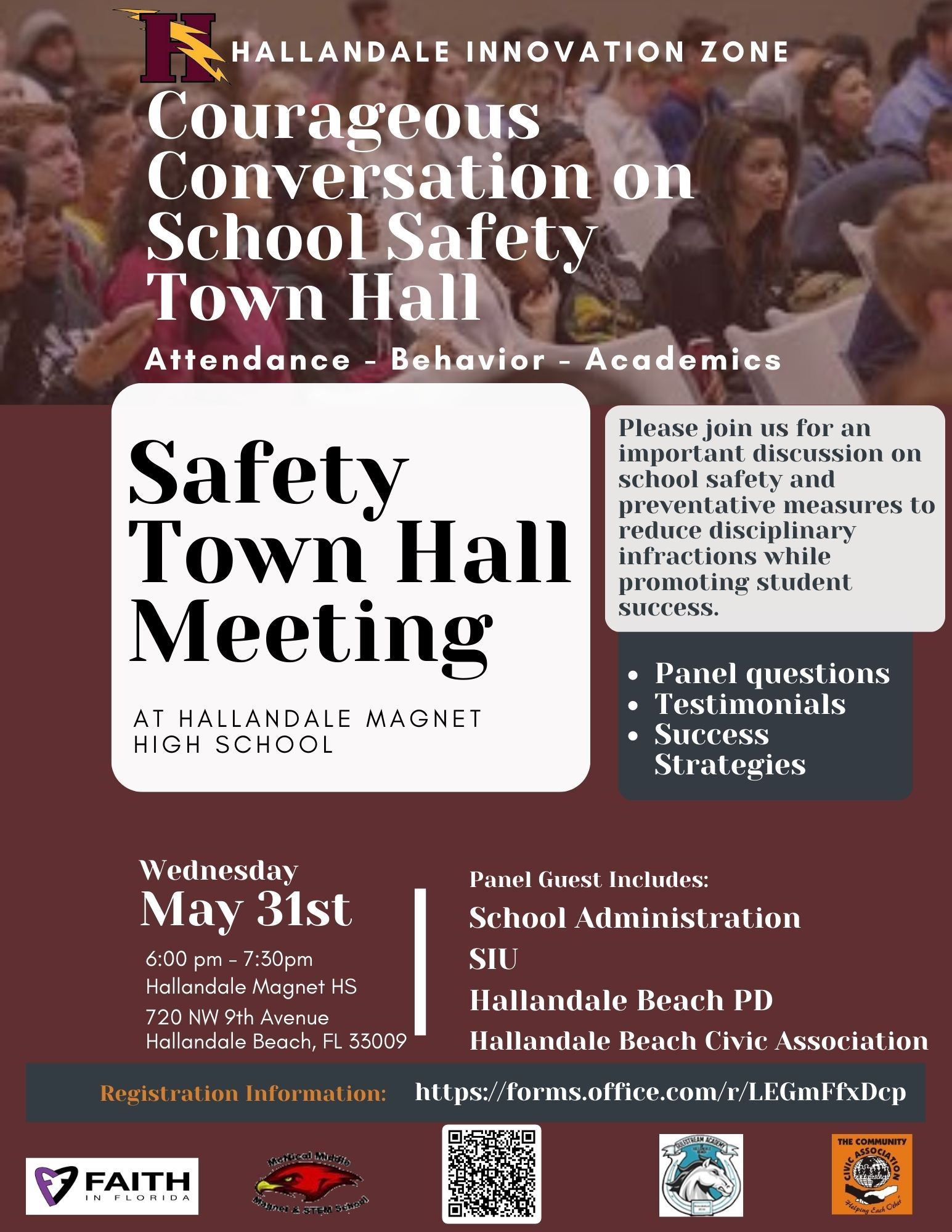  Courageous Conversation on School Safety Town Hall Event